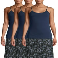 Ženska majica bez rukava s naramenicama, 3 komada