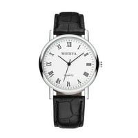 Pazite na muškarce muški satovi luksuzni satovi Quartz Watch Leather Dial casual narukvica Watch