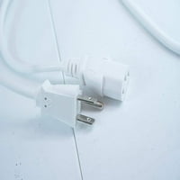 [ Navedeno u Mumbaiju] kabel za napajanje izmjeničnom strujom u bijeloj boji, dugačak nekoliko stopa, kompatibilan