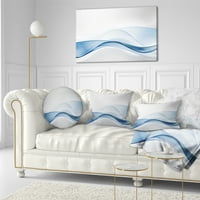 DesignArt 3D val prskanja vode - Sažetak jastuka za bacanje - 12x20