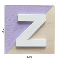 Najveći blok abecede od breze kompaktni blok od poliranog drva za rano učenje slova za dječju sobu nježan kompaktan