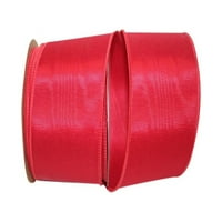 Papir All prigoda crvena acetat bengalin moiré vrpca, 10yd 2,5 inča, 1 paket