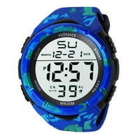 Digitalni sportski LED Muški sat vodootporan ručni analogni Muški sat Muški izdržljivi sat