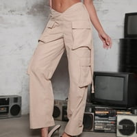Ženski ulični modni dizajn Sense Multi Pocket kombinezoni Niski struk Sportske hlače