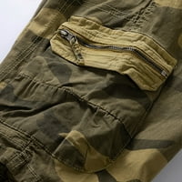 Muške teretne kratke hlače, velike i visoke teretne kratke hlače Plus veličine, s više džepova, opuštene ljetne