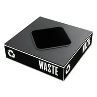Poklopci spremnika za recikliranje od 2989, 2, crni