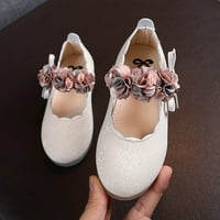 _ / Cipele za djevojčice; kožne sandale za ples princeze s cvjetnim uzorkom za djevojčice; cipele za malu djecu;