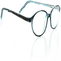 Optičke naočale number-ovalni oblik, plastični puni okvir, neonsko plava boja