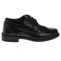 Čipkaste cipele - oksfordske cipele-Crna, 6
