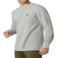 Muška majica od Termo vafla s dugim rukavima u košulji s dugim rukavima-veličine od 9 do 4 inča