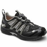 Dr. Comfort Performance- Muška atletska cipela: 7. X-široka crna elastična i standardna čipka