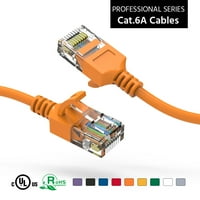 30ft mrežni kabel za pokretanje od 96 do 28 do narančaste, pakiranje