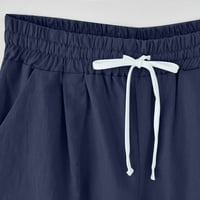 Trenažne biciklističke kratke hlače Za Žene, Ležerne široke hlače, ljetne kratke hlače s uvučenim rubom