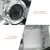 Chrome Projector prednjim svjetlima Clear Corner Signal Reflector za 04-Mazda limuzina 08