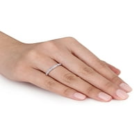 Prsten vječnosti s dijamantom od 10 karata od bijelog zlata