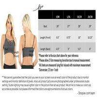 Ženska seksi križanja Strappy Wirefree Sports Bra Bra Bralet s uklonjivim jastučićima