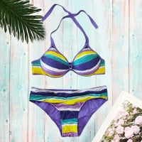 Bikini Setovi za žene, ženski Bikini Bandeau set, Brazilski push-up kupaći kostim, odjeća za plažu, kupaći kostim