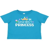 Poklon majica za djevojčice s princezinom krunom i cvijećem od Djeda