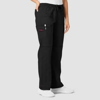 Ženske teretne hlače s Više džepova, Crne, AA