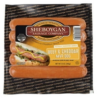 Govedina i cheddar mvp hot -dog, mala serija, 0. lb