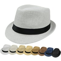 Vuneni Panama, slamnati šešir-trilbi šešir od filca za muškarce