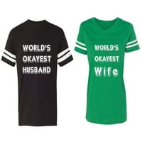 Najbolji pamučni dresovi Na svijetu za par muž i žena koji se međusobno podudaraju