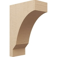 Ekena Millwork 8 W 16 D 24 H serija Klasična Moab gruba cedra od drveta od drveta od drveta Corbel, primed tan