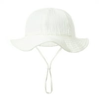 Caveitl 3-12 mjeseci mališani za bebe ljetno zaštitu od sunca moda Čvrsta boja vanjska sunčana kaputa kapica šešir