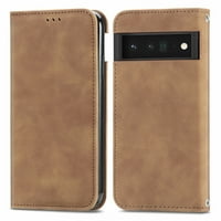 Feishell Wallet Slučaj za Google Pixel Pro, Magnetic Folio kartice za kartice, držač utora Kickstand Premium PU