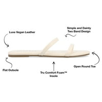 Ženske sandale s ravnim potplatom od pjene